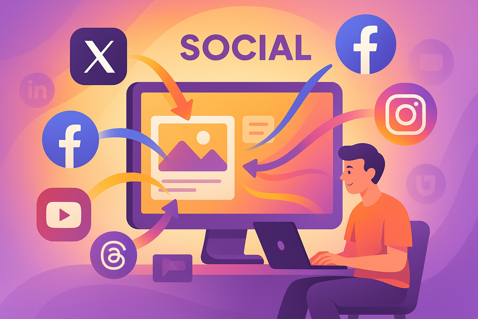 Seamless presence across social platforms