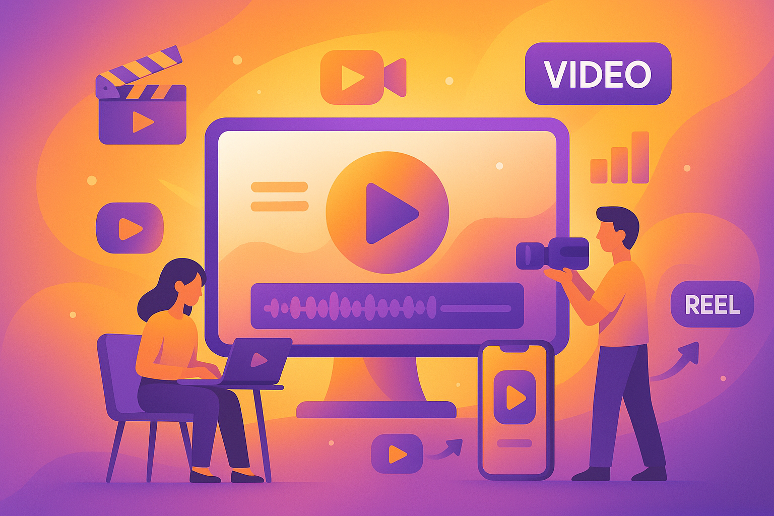 Repurpose content into multimedia